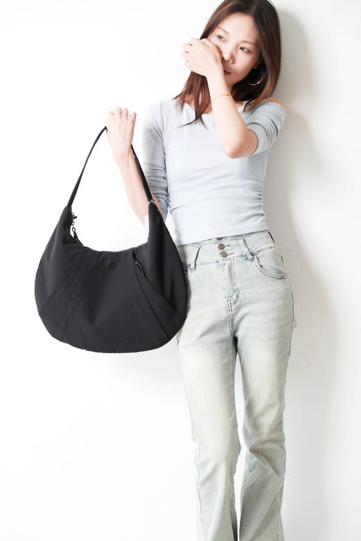 10L大容量可颂包，瑜伽多功能包。户外拉链闭合单肩牛角包C040288 商品图13