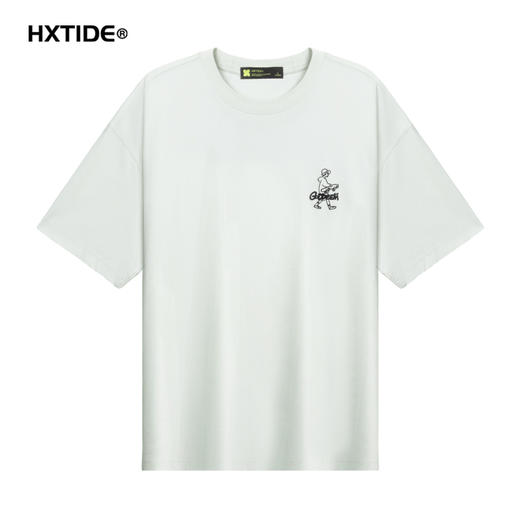 【断码清仓】HX 夏季圆领短袖T恤微宽松版型C102420431101/02/03 商品图0