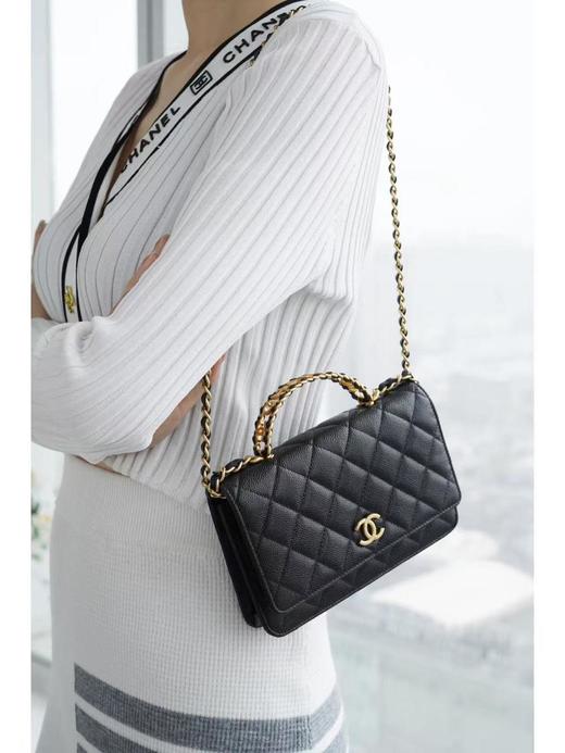 香奈儿黑金手柄woc斜挎包（HH） 商品图5