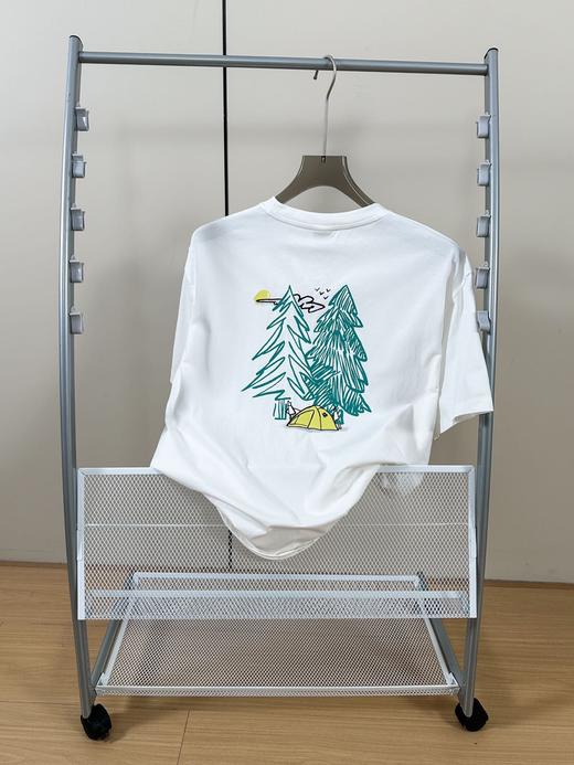 点此购买 可隆夏季男女款防晒插画师evergreenUPF50+速干短袖T恤 qk 314031 商品图6