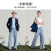 【林栖设计小店】牛仔棉混纺裤子宽松直筒百搭显瘦2025夏季新品阔腿裤女1952107 商品缩略图2