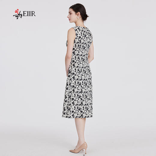 司歌弹力碎花背心连衣裙优雅A891218X 商品图3