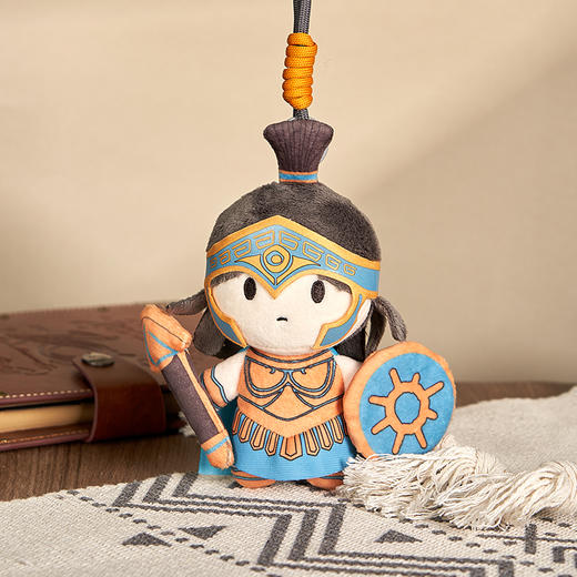 大英博物馆 文明系列 希腊雅典娜毛绒磁吸钥匙扣 香氛挂件 商品图1