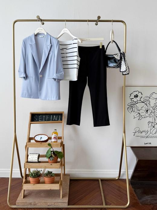 【经典款】【商场同款】诗凡黎夏梭织长裤39F4851241 商品图0