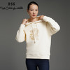 RSG郭培成衣品牌高级感金线刺绣国风花草元素连帽百搭秋冬卫衣 商品缩略图3