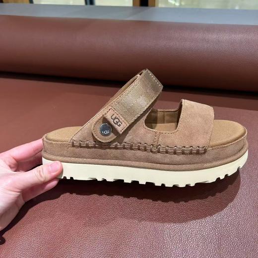 2楼UGG夏季新款 露趾魔术贴两穿凉鞋 吊牌价1199 商品图0