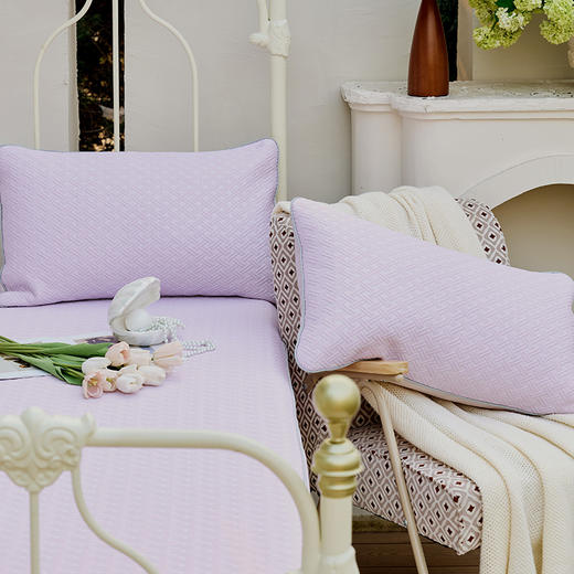 GRACE SPACE格调空间 3D高分子冰感凉席床笠三件套 商品图4