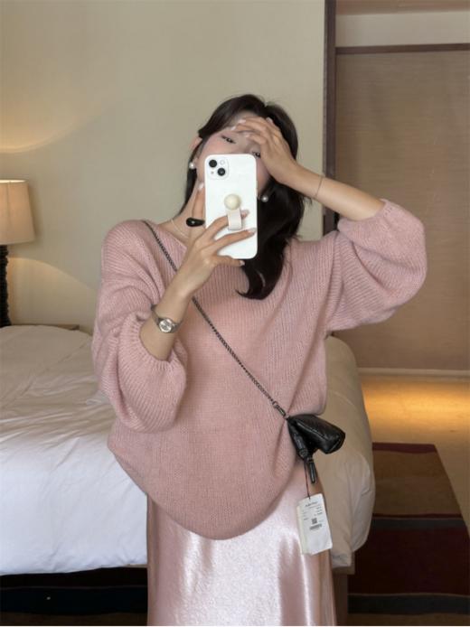 😘被邻居追着问的韩系针织衫💕【岚可可韩系后背蝴蝶结温柔气质针织衫👍】 🔥到底是谁还没有这件针织衫在手！！🌈上身真的太好看啦！！！ 商品图1