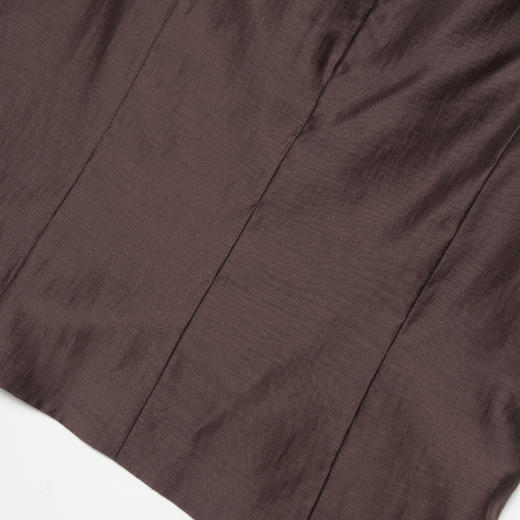 ROMI STUDIO“裸肤挚爱”轻薄透气简约优雅乌木色无袖背心 T3939 商品图3