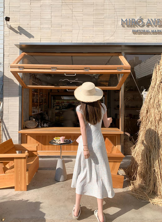 【169元任选2件】最后一波现货！蓝色碎花连衣裙 商品图8