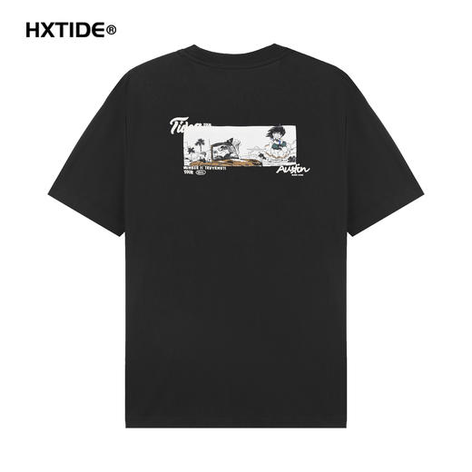 【断码清仓】HX 夏季圆领短袖T恤悟空元素S102423646101/02 商品图1