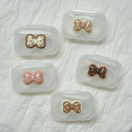 新款手工DIY可爱清新双联盒美瞳盒隐形眼镜盒 商品图6