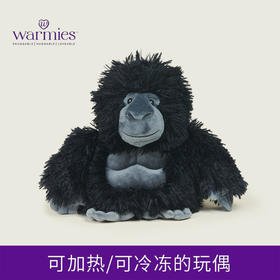英国warmies 黑猩猩安抚玩偶公仔送礼毛绒可加热抱枕