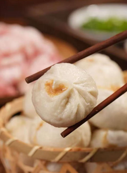 【肴厨娘.嵊州老面鲜肉小笼包】世界冠军🏆指定品牌❤️家里人的安心早餐💯个放心 一口沦陷的😋正宗的嵊州小笼包 ㊙️制配方🏮体验非遗美食 商品图3