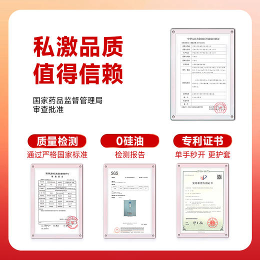【霹雳双响炮】隐私发货 SIKI私激超薄003安全套 玻尿酸避孕套水润易清洗 商品图5