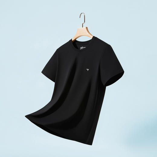 柒牌男士短袖T恤夏季新款7A抗菌时尚休闲打底内衣两件装圆领上衣128F70240 商品图3