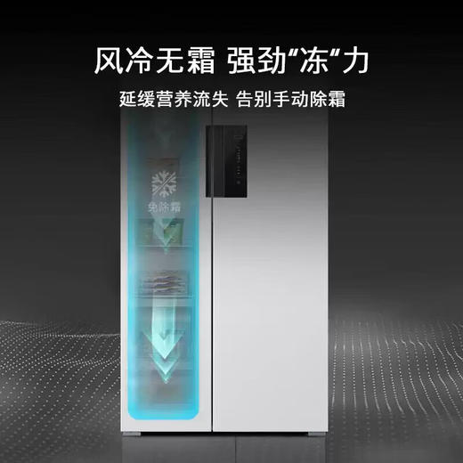 西门子（SIEMENS）637升超大容量双开门变频家用冰箱对开门 双循环超级速冷精准保鲜抗菌净味一级能效 KT632093VC 白色 商品图3
