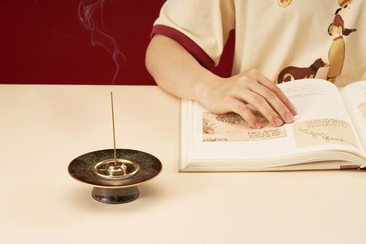 本草之约同仁香礼线香香插檀香沉香熏香家用室内卧室熏香空气燃香礼盒 福禄安康礼盒 20克*2管 商品图9