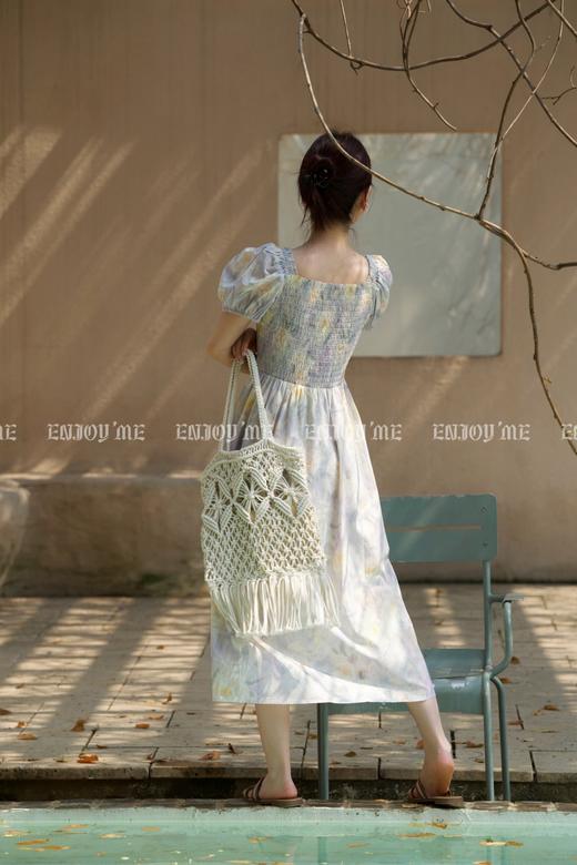 【门店同款】ENJOY夏季“悠然之境”油画系带连衣裙 162253086 商品图13