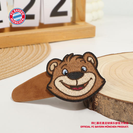 【官方正版】拜仁慕尼黑足球俱乐部丨经典吉祥物伯尼发卡发夹 两枚装 商品图2