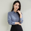 【微弹易打理】罗蒙女士长袖衬衫简约纯色职业上班商务百搭衬衣上衣女 商品缩略图3