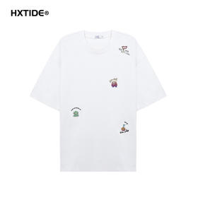 【断码清仓】HX 夏季圆领短袖T恤C102520006101