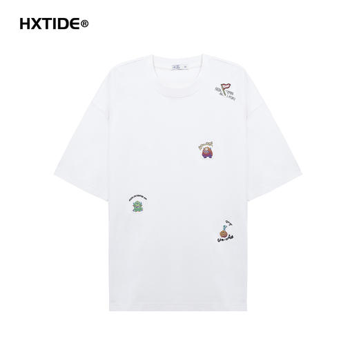 【断码清仓】HX 夏季圆领短袖T恤C102520006101 商品图0