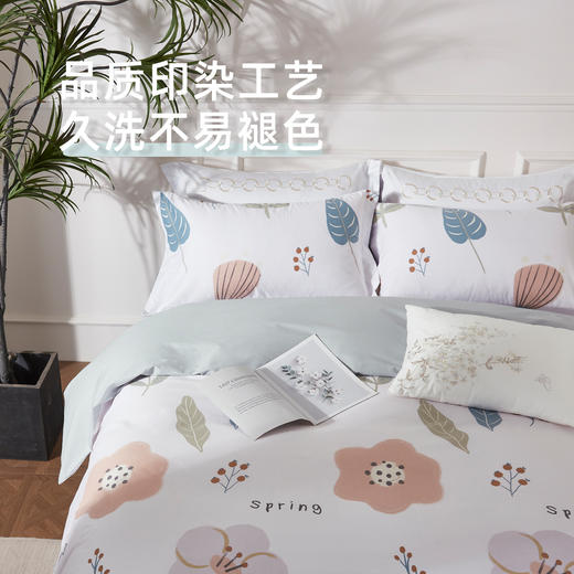 轻语飞扬全棉印花四件套 四季可用 商品图3