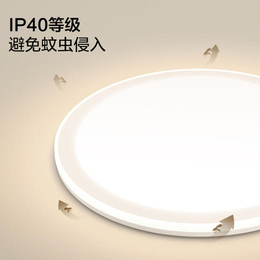 欧普（OPPLE）卧室led吸顶灯具家用圆形儿童现代简约馨房间灯云慕 商品图2