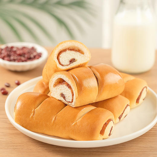 港荣黄油红豆卷面包450g-XL 商品图1