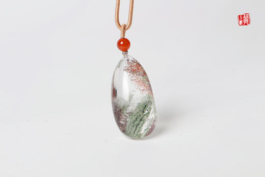 【幽翠幻镜】绿幽灵水晶吊坠 配精美挂绳 商品图6