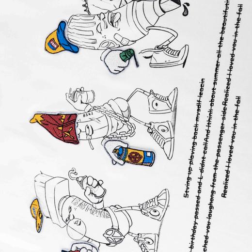 【断码清仓】HX 夏季圆领短袖T恤C102520013101/02 商品图11