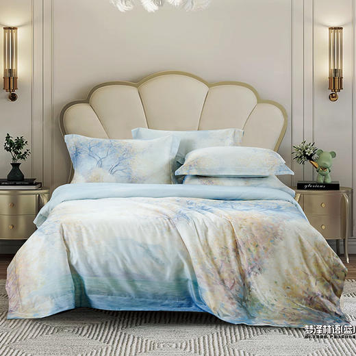 鑫缘 天丝棉数码印花四件套 DXC5418 商品图5