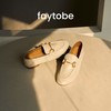 faytobe法式经典乐福鞋25春舒适一脚蹬羊反绒金属马衔扣复古女鞋 商品缩略图5