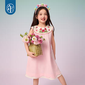 年衣童装女童2025年夏季新款中国风可爱公主莓果达利‌连衣裙