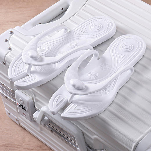 【便携式折叠拖鞋】出差旅行游泳 酒店轻便防滑男 旅游沙滩人字拖凉拖  商品图10