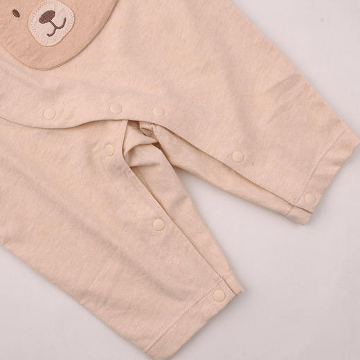 棉果果夏季彩棉纯棉哈衣爬服偏襟连体衣M201720199209 商品图3