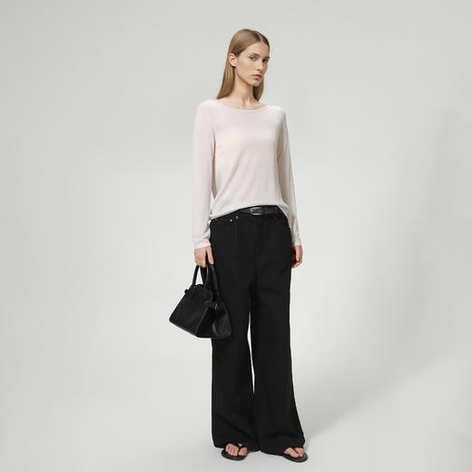 ROMI STUDIO“复古优雅”简约小众头层牛皮托特通勤手提单肩包B3585 商品图1