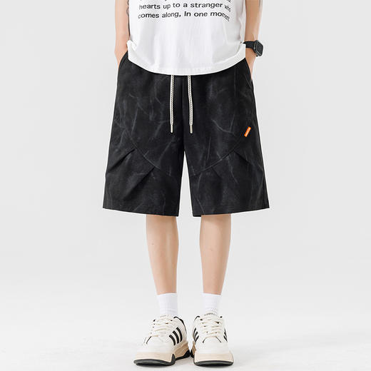 【DSL】大依优型大码短裤五分裤大号裤子弹力透气加肥加大夏季松紧腰宽松运动沙滩裤 商品图6