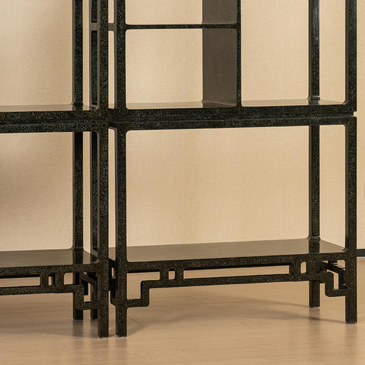 犀皮漆博古架（一对） 商品图3