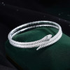 子佩集S999银【蛇来运转】手镯【SZ008830】纯银手镯灵蛇三圈2503 商品缩略图1