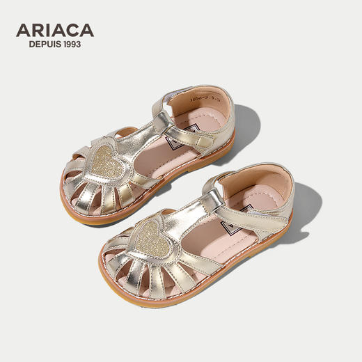 ARIACA艾芮苏女童公主凉鞋2025夏季新款宝宝软底儿童包头鞋小女孩1856-3 商品图1