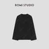 ROMI STUDIO“”天丝羊毛“”舒适无负担宽松圆领长袖针织衫 M2432 商品缩略图0