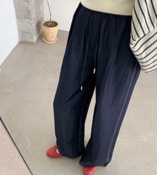 老米优品🎈3-5天。为你的夏日做减法~ 《直筒阔腿牛仔裤》冰爽丝滑质感，宽松阔腿行走生风！K250403A 商品图1