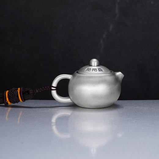 子佩集S999银【福壶相遇】手把件【SBJ972】纯银手把件壶盖可转动2503 商品图5