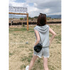 <曾小咸推荐>现连帽无袖上衣+短裤（休闲风套装）  商品缩略图4