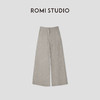 ROMI STUDIO“清凉夏日”100%雨露麻高腰直筒下摆流苏阔腿裤K3827 商品缩略图1