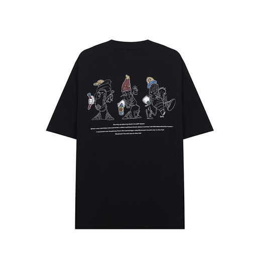 【断码清仓】HX 夏季圆领短袖T恤C102520013101/02 商品图1