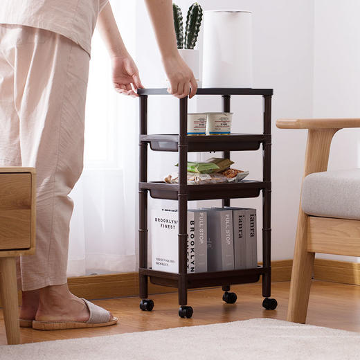 茶花多纳可移动三层置物架113001 商品图7