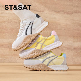 【多巴胺配色】星期六时尚拼色厚底阿甘鞋SSD1112CC4